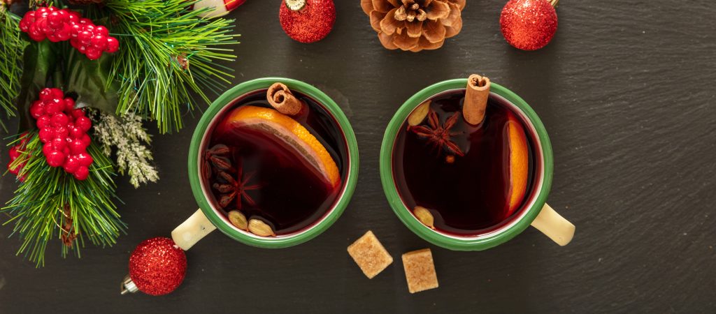 Vino caliente de navidad