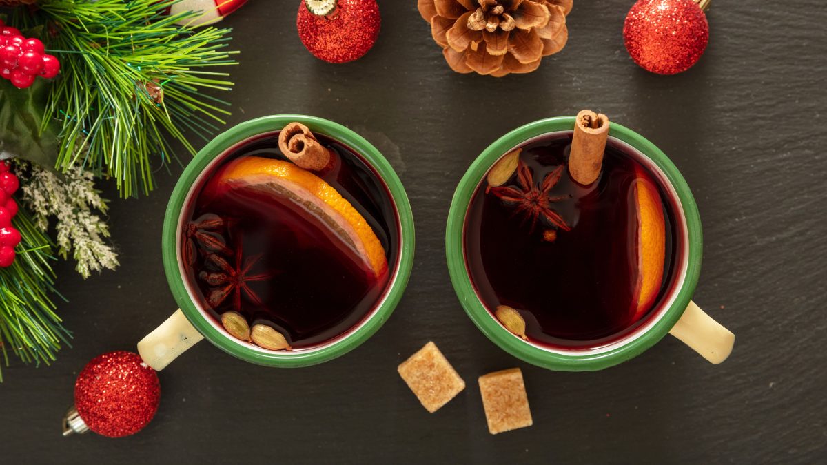 Vino caliente de navidad